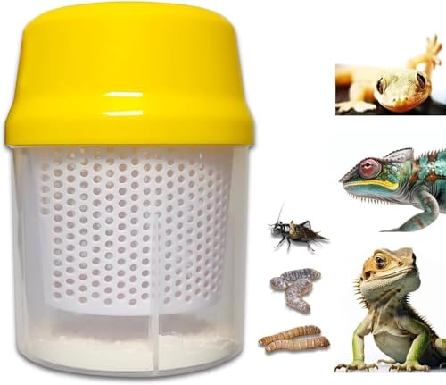 Agitatore Per Mangiatoia Per Insetti E Grilli, Miscelatore Per Polvere Di Calcio Per Gechi, Lucertole, Camaleonti, Serpenti, Agitatore Per Spolverare Insetti E Cibo Per Rettili
