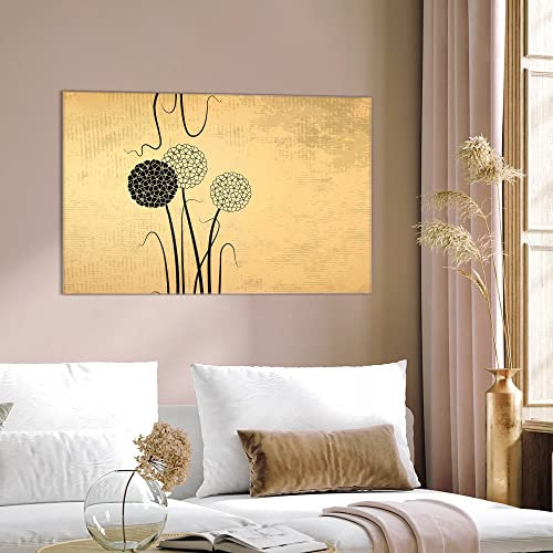 banjado Glas Magnettafel (60 x 40cm) - Magnetwand Glas - Magnetpinnwand als Memoboard - Pinnwand Magnettafel Küche, Büro, Kinderzimmer - Zwiebel Vintage