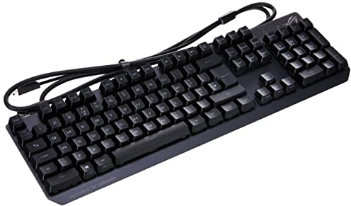 ASUS ROG Strix Scope RX Optical Mechanical RGB Gaming Keyboard for FPS Gamers, with ROG Optical Mechanical Switches, All-Around Aura Sync RGB Illumination, IP56 Water Resistance