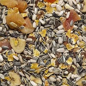 Il Contadino - Antichi Becchimi | MISCUGLIO per PAPPAGALLI GRANDI CON FRUTTA | Formula ricca di semi Selezionati adatta per tutto l'anno, No OGM, Assenza di scarti. Qualità Superiore (15 Kg)
