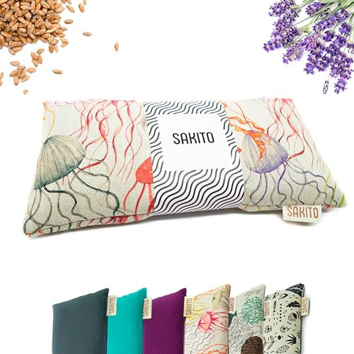 Saco Termico Microondas (25x12 cm) - Cojin Termico Natural para Dolores Menstruales - Uso Caliente o Frio - Gran Retencion de Calor - Muy Duradero con Tela de Primera Calidad - Aroma a Lavanda