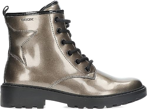 Geox Junior Girl J CASEY GIRL ANKLE BOOTS LEAD/BLACK 38_EU