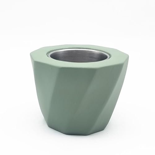 Chimenea Bioetanol, Estufa Bioetanol de Hormigón, Decoración Interior y Exterior, Chimenea de Mesa Portátil for Patio, Balcón con Extintor (Color : C)