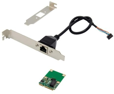 BaoFufc Carte réseau filaire PCIE Gigabit I210AT RJ45 2,5 Gbit/s 2,5 Gbps Gigabit Carte réseau filaire