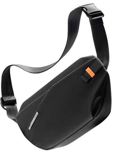 Inateck Sling Bag X-Lite, 3,8 L Umhängetasche Herren, Leichte Schultertasche Bauchtasche Crossbody Bag, Vielseitiger Sling-Rucksack für Reisen, Radfahren, Arbeit, Sport und Wandern