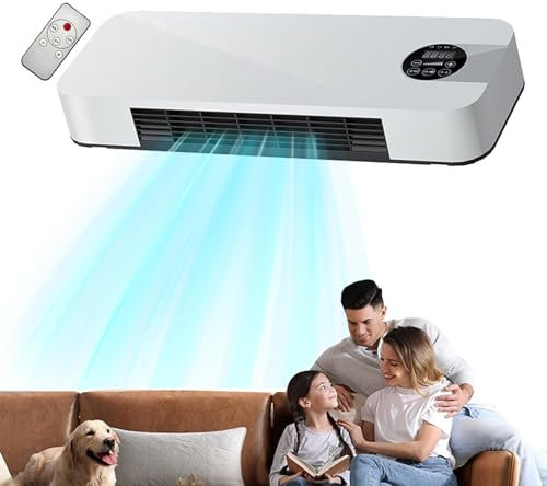 Xvilmaun Máquina de calentamiento de pared, Calentador de pared | Aire acondicionado eléctrico de refrigeración con calefacción de montaje en pared - Aire acondicionado móvil interior del ventilador