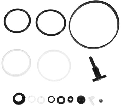 ULTECHNOVO 17pcs Floor Jack Repair Kit Pump Core Seal Cover Valve Steel Ball for Vertical