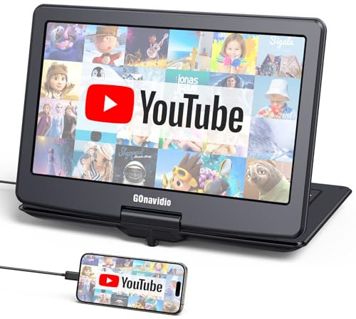 Lettore DVD portatile da 17,9 pollici con schermo grande da 15,6 pollici, 5 ore di durata della batteria, supporta ingresso HDMI, sincronizzazione di TV/proiettore, 1600 x 900, scheda SD USB