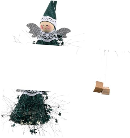 Amosfun 6stücke Hängende Engelpuppenanhänger Handarbeiten Weihnachtsbaum Handarbeitspuppen Neujahrsdekoration Kreative Geschenke