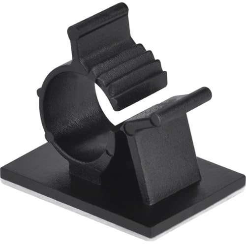 AMSLSIU Kabelclip, selbstklebend, verstellbares Kabelmanagement, USB Organisationskabel Organizer, Fixierer, Befestigungswerkzeuge, Kabelbinder, Kabelklemme