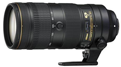 Nikon AF-S Nikkor 70-200 mm f/2.8E FL Ed VR, Noir