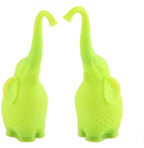 Silicone Tea Infuser,Creative Elephant Tea Ball Strainer Tea Filters Loose Leaf Cute Tea Infuser Strainer Gift for Tea Lovers, 2 Pack