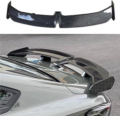 GYQDZQA Auto Heckspoiler für BMW Z1 E30 1989 1990 1991, ABS Dach Schwanz Schwanz Spoiler Kofferraum Spoiler Tuning Zubehör,Carbon Pattern