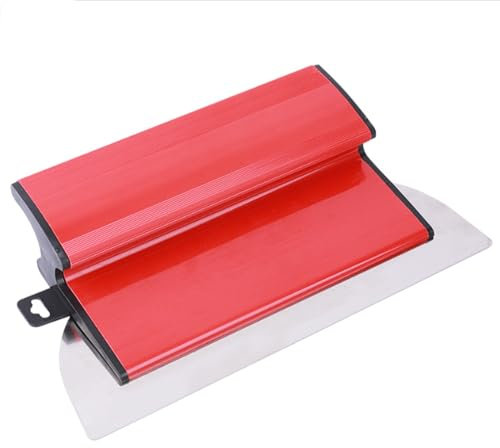 GIONAR 25cm Skimming Blade, Drywall Skimming Blade, Speed Skim Plastering Tools, Plastering Spatula Stainless Steel, Plastering Trowel with Z-Shaped Handle, for Drywall/Wallboard/Plasterboard