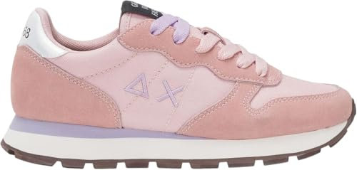 SUN68 Scarpe Ally Solid Sneaker Casual Donna Misto Pelle Rosa 36