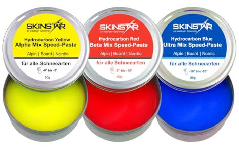 SkinStar Hydrocarbon Alpha-Beta-Ultra Mix Speed-Paste Skiwax Skiwachs Wachspaste fluorfrei