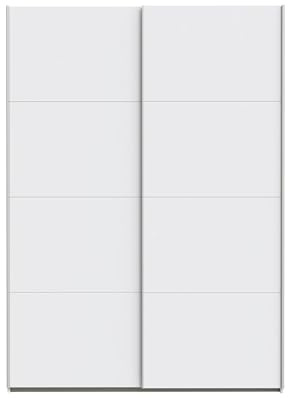 AVANTI TRENDSTORE - Freddy 2 - Armadio con ante scorrevoli in legno truciolare, colore bianco. Dimensioni LAP ca. 150,1x210,5x61,2cm.