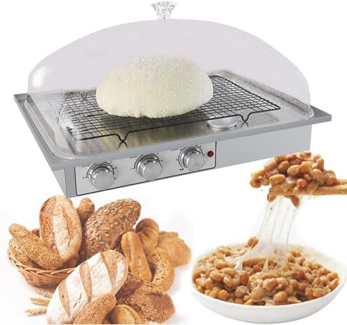 PâTissier éLectrique Chambre De Pousse De PâTe Avec Chauffage, Machine De Fermentation Du Pain Au Levain, Humidité De 60% à 99,99% / 0 à 54 °C/RéGlage De La DuréE De 0 à 12 H,1.5kg