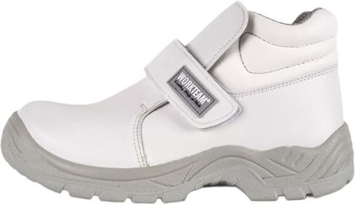 WORKTEAM Bota de Seguridad Alimentación S2 SRC, Microfibra con Cordon Interior, Puntera de Acero, Impermeable y Suela PU Bidensidad Antideslizante. Unisex 42