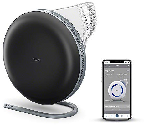 IQAir Air Purifier för allergiker är mycket effektiv för att filtrera luftföroreningar och virus [damm, lukt, pollen, djurhår, astmautlösare, bakterier, virus] i små rum (Black)