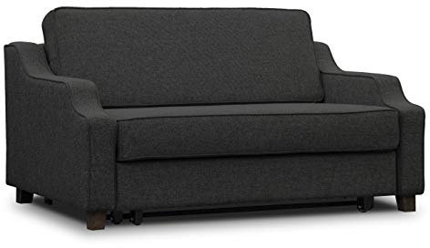 ES Design 08 Schlafsofa (145x100x81 cm, Bett 120x200 cm), 5 Jahren Garantie (grau)