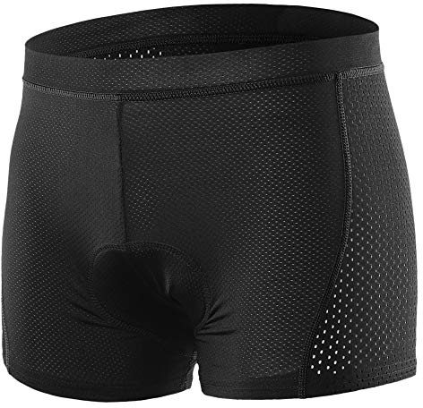 Lixada Cycling Shorts Pantalones Cortos de Silicona Ropa Interior Transpirable para Ciclismo con 3D Gel Acolchado MTB Unisexo