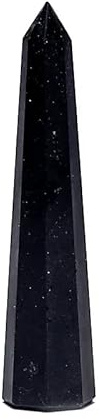 Schwarze Turmalin Obelisk -6.5-10 cm