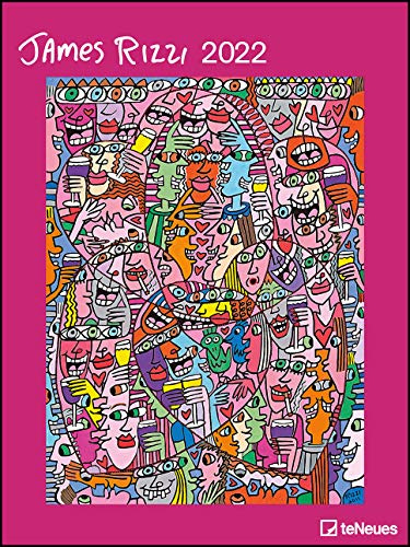 James Rizzi 2022 - Kunst-Kalender - Poster-Kalender - 48x64