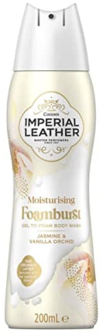 IMPERIAL LEATHER Moisturising Foamburst Gel to Foam Body Wash Jasmine & Vanilla Orchid 200ml