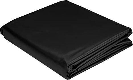 Heavy Duty Pond Liner Plastique Bassin Liner Renforcé Aménagement Paysager Piscine Heavy Duty Résistant Aux Intempéries Membrane Imperméable Préformé Bassin (Couleur : Noir, Taille : 9x20m) (Noir 10x