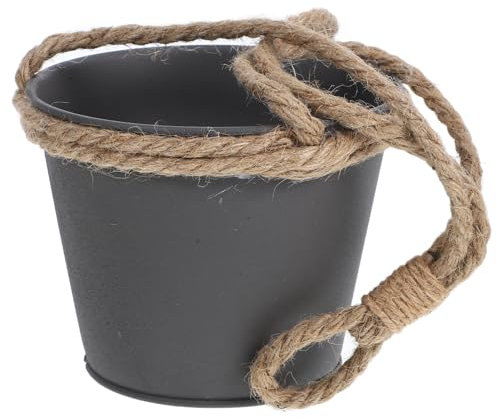 Cabilock Hängender Blumentopf Aus Jute Mit Dekorativem Seil Für Balkon Und Moderater Pflanzer Für Grüne Pflanzen Blumen Und Stilvolle Raumgestaltung Wohnräumen Und Büros