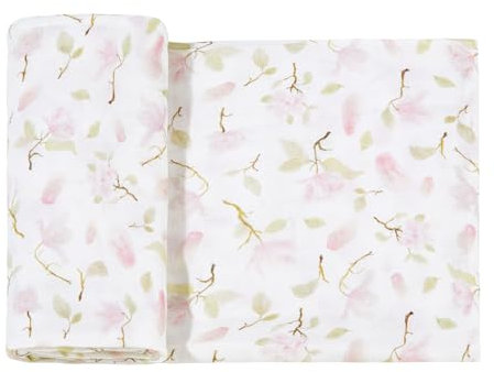 MayLily - Bamboo Blanket - Pucktuch – Baby Decke Neugeborenen - Babydecke - Spucktuch - Einschlagdecke - Spucktücher Baby - Pucksack Baby - Baby Kleidung - Baby Schlafsack - (Magnolia)