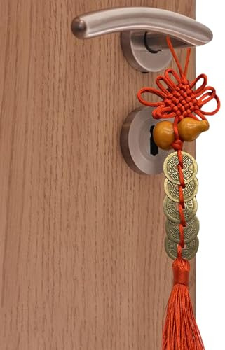 Colgante Feng Shui, Amuleto para Puerta Feng Shui - Adorno De Buena Suerte para Puertas | Adorno De Calabaza De Plata De Emperadores para Puerta De Pared, Colgante Tradicional De Decoración del
