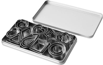 30 PCS Cookie Cutters Set Biscuit Cutter Set, Polymer Clay Cutters Mini Cookie Cutter Set for Sugarcraft Pastry DIY Fondant Dough Cake Decoration