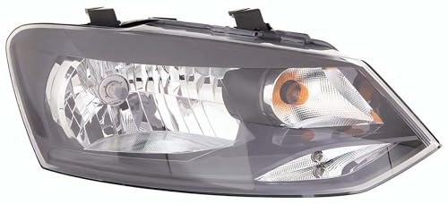 Fanale realizzato per Volkswagen POLO 2009 Destro alogeno pred. reg. elettrica ricambio Fari VALEO con Luce diurna 6R1941016C