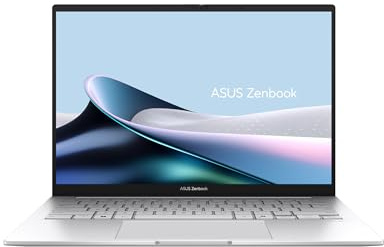 ASUS Zenbook 14 | Foggy Silver | 14 WQXGA+ OLED | Core Ultra 9 285H | RAM: 32GB (DDR5) | SSD: 2TB | beleuchtete Tastatur | Windows 11 Pro
