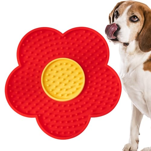 Tappeto leccare per gatti - Tappeto leccare per mangiatoie lente | tappetino leccare per leccare il burro, tappetino da leccare antiscivolo in silicone, tappetino per dolcetti per il bagno