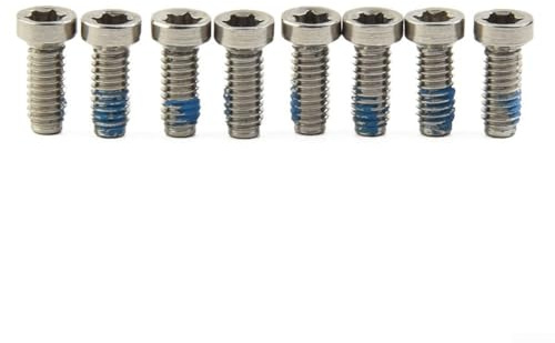 Set di 8 viti per corona Sram per AXS, rosso Force, 12 velocità, perfette per l'installazione su strada