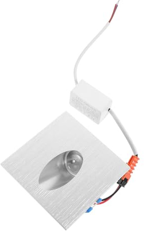 Hemobllo LED Empotrable Cuadrado para Escalera Lámpara de Pared Interior de Aleación de Aluminio Luz Fría para Pasillos Porche y Sótano Iluminación Efectiva y Nocturna