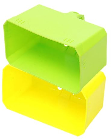 FIXOSHEE 2 pièces Moules à Briques de Neige et Sable avec Poignée Robuste pour Construire Châteaux Igloos et Murs Utilisable Boue et Sable Humide Couleur Aléatoire Couleur Aléatoire