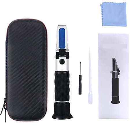Refraktometer, 58~90% 38~43 Honigrefraktometer nass 12-27% Honig(Leather Box)