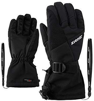 Ziener Kinder LANI Ski-Handschuhe/Wintersport | wasserdicht atmungsaktiv, black, 4,5