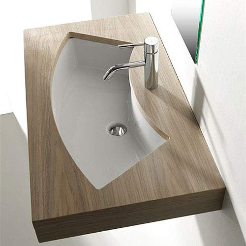 Lavabo sottopiano 85x42 ceramica