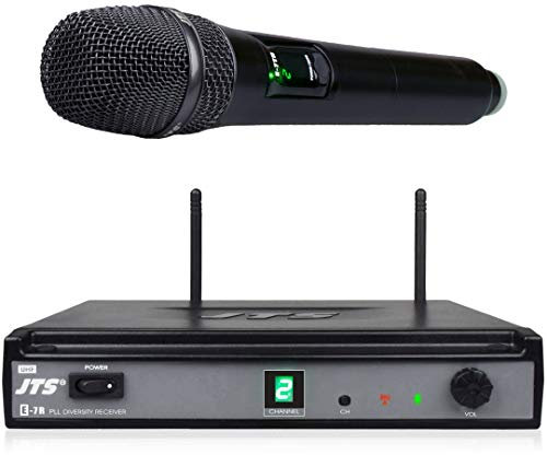 JTS E-7R/E-7THD - Radiomicrofono UHF con Palmare Singolo