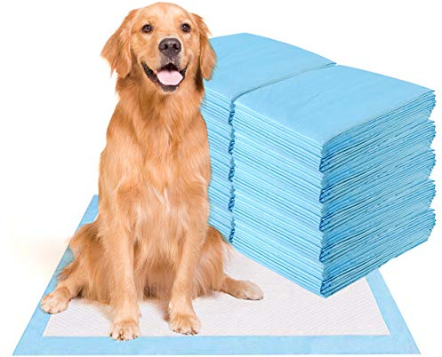 DREAMADE 150 Stück Trainingsunterlagen für Haustier | Puppy Training Pads, Hundepads, Welpenunterlage, hundeklo für zuhause (60x90cm)
