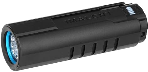 IMALENT LD70 EDC Flashlight Led Rechargeable Torch, Powerful Flashlight 4000 Lumens with CREE XHP70.2 LED, Super Bright Handlight for Camping and Hiking (Deep Black)