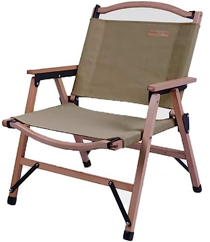 REEKOS Outdoorstuhl Campingstuhl Klappstuhl Tragbarer Klappstuhl Aus Holz, Campingstuhl, Camping-Rucksackstuhl Mit Armlehnen Angelstuhl Faltstuhl Camping-Stühle (Color : B)