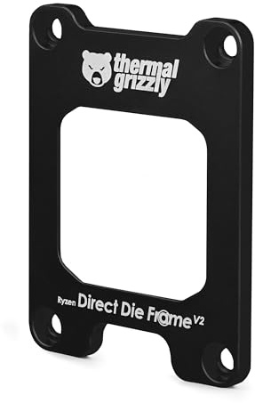 Thermal Grizzly Direct Die Frame V2 Ryzen 7000 X3D AM5 Marco | Direct Die, marco AM5, Ryzen 7000 X3D, temperaturas más bajas, protección chiplets, aluminio anodizado