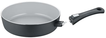 Schmorpfanne 28 cm, Aluminium, schwarz - b.perfect