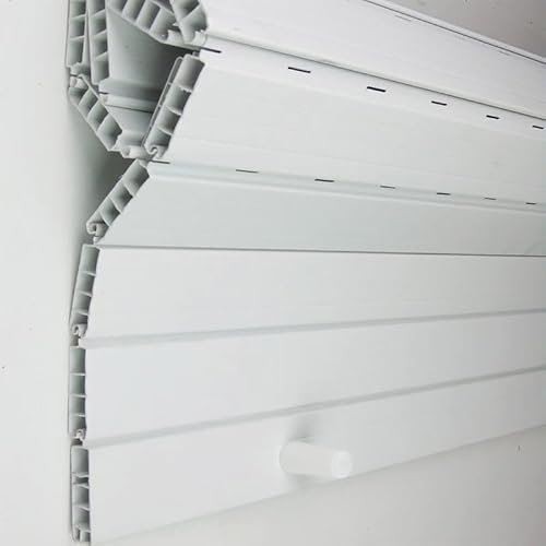 Persiana Enrollable de PVC | Lama Recta 50mm | Corte a Medida | Pertoni Tende (Alto 120cm x 120cm Ancho)